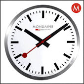 MONDAINE モンディーン　掛け時計　ウォール クロック 40cm A995CLOCK16SBB